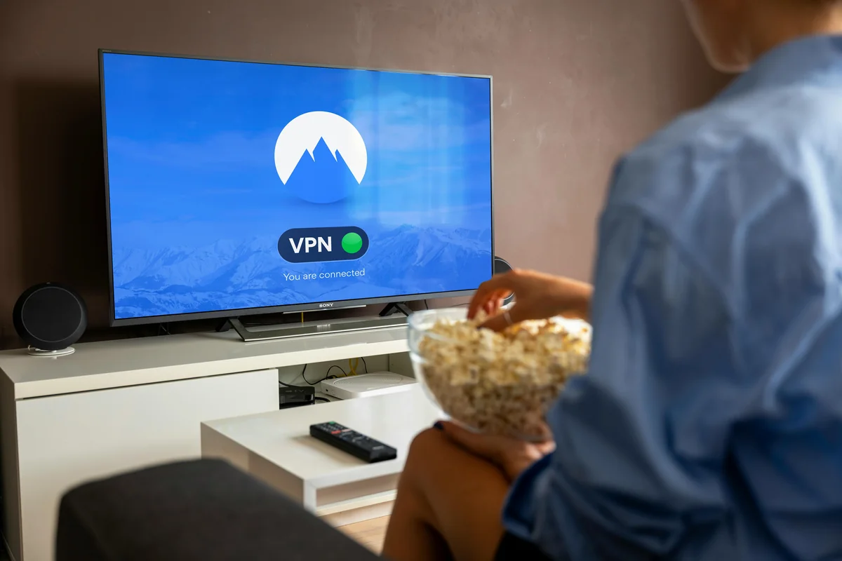 Android TV-Setup zeigt IPTV-Player-Installationsbildschirm