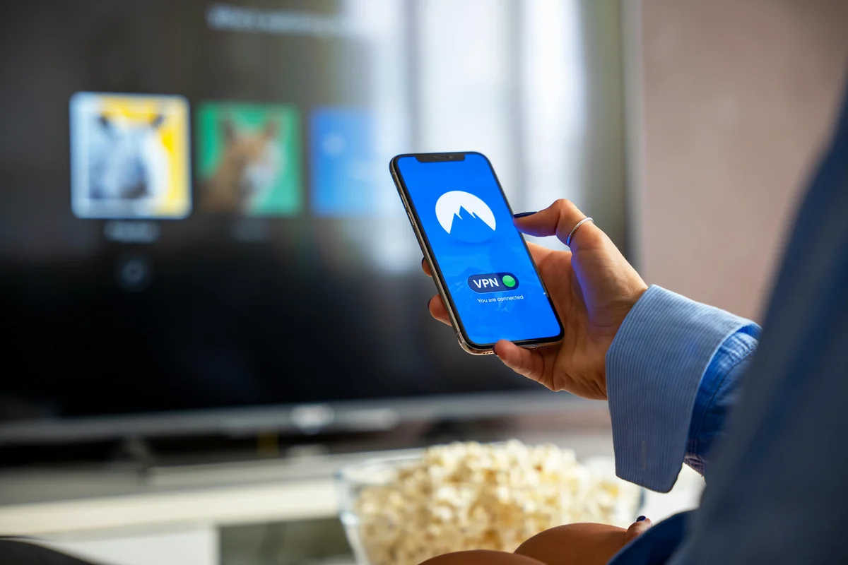 IPTV One remote interface — modern dark-theme navigation for smart TV and Fire TV