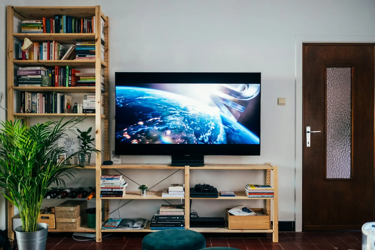 Smart TV showing streaming content — provider server issues are a common cause of IPTV buffering
